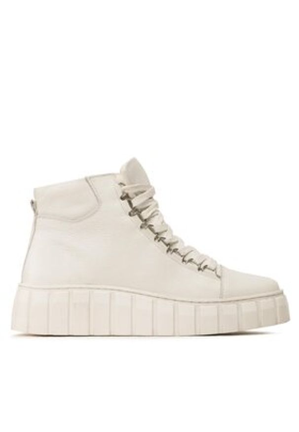 Sergio Bardi Sneakersy WI23-B1025-01SB Beżowy. Kolor: beżowy. Materiał: skóra