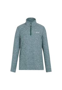 Regatta - Polarowy Top Damski Krótki Suwak Sweetheart. Kolor: zielony. Materiał: polar. Długość: krótkie. Sezon: zima #1