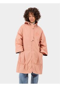 Didriksons Parka Juno 504657 Różowy Regular Fit. Kolor: różowy. Materiał: syntetyk