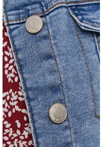 Vero Moda Kurtka jeansowa przejściowa. Okazja: na co dzień. Kolor: niebieski. Materiał: jeans. Styl: casual #6