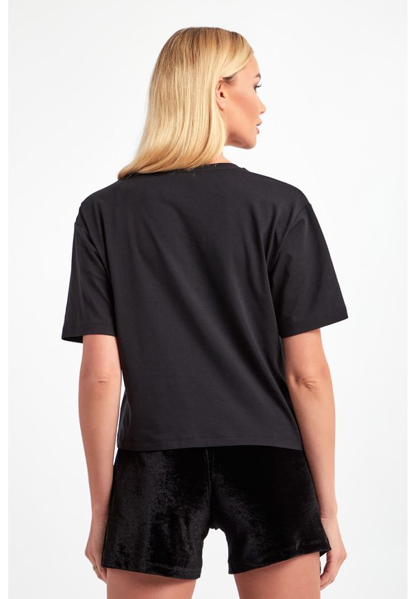 EA7 Emporio Armani - T-shirt EA7 EMPORIO ARMANI. Materiał: bawełna. Długość: krótkie. Wzór: nadruk, motyw zwierzęcy