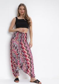 Born2be - Fuksjowa 3w1 Bluzka Spodnie i Kombinezon z Bawełnianej Tkaniny Trista. Kolor: różowy. Materiał: tkanina, bawełna #3