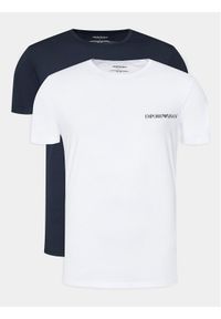 Emporio Armani Underwear Komplet 2 t-shirtów 111267 4R717 10410 Kolorowy Regular Fit. Materiał: bawełna. Wzór: kolorowy