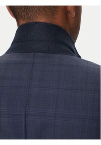 BOSS Garnitur H-Huge 50535401 Niebieski Slim Fit. Kolor: niebieski. Materiał: wełna