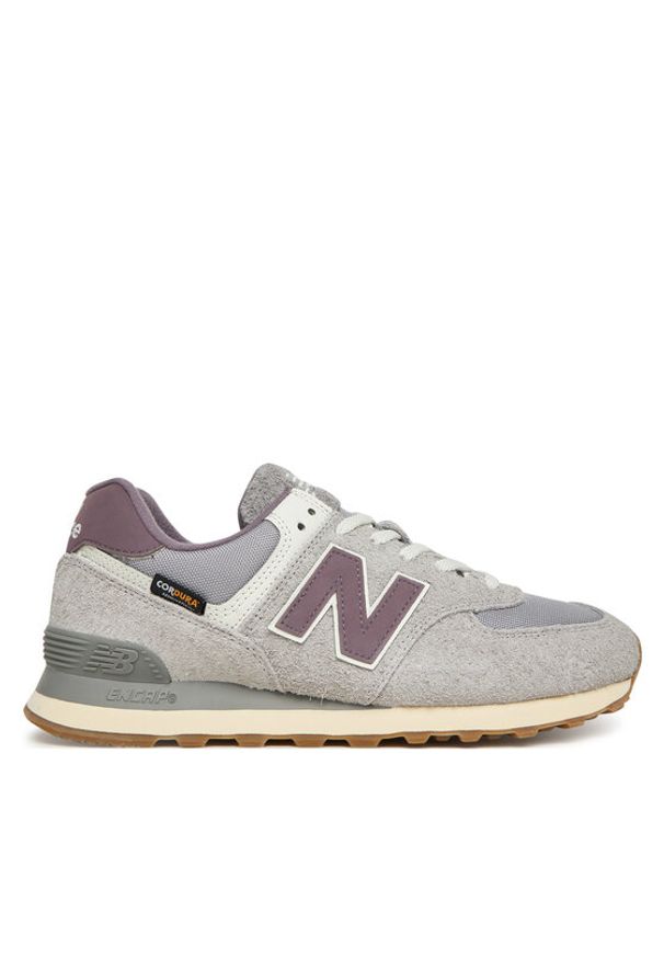 New Balance Sneakersy U574YGD Szary. Kolor: szary. Materiał: zamsz, skóra. Model: New Balance 574