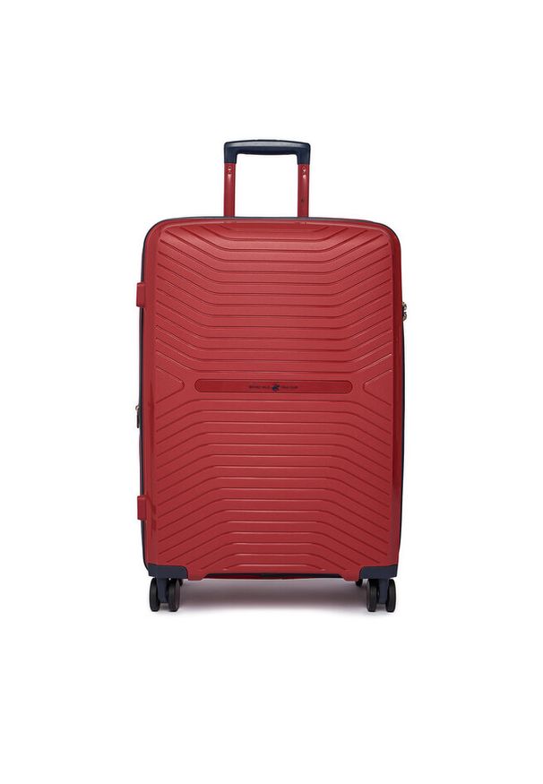 Walizka średnia Beverly Hills Polo Club. Kolor: czerwony