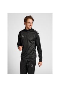Bluza z pół zamkiem błyskawicznym Hummel Core XK. Kolor: czarny. Sport: piłka ręczna #1
