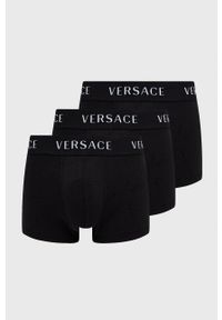 VERSACE - Versace bokserki (3-pack) męskie kolor czarny. Kolor: czarny
