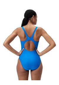 Strój kąpielowy na basen damski Speedo Placement MuscleBack. Kolor: niebieski