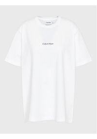 Calvin Klein Jeans Plus T-Shirt K20K205471 Biały Regular Fit. Kolor: biały. Materiał: bawełna #1