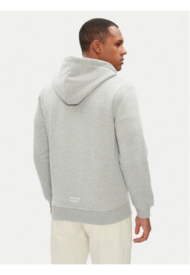 Pepe Jeans Bluza Damian PM582752 Szary Regular Fit. Kolor: szary. Materiał: bawełna, syntetyk