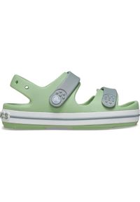 Sandały dziecięce Crocs CROCBAND CRUISER. Kolor: biały, zielony, wielokolorowy