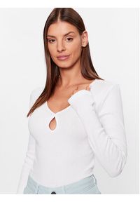 Noisy may - Noisy May Bluzka Maya 27026248 Biały Slim Fit. Kolor: biały. Materiał: bawełna #4