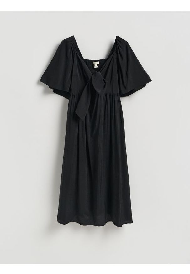 Reserved - Sukienka z wiskozy - wielobarwny. Materiał: wiskoza