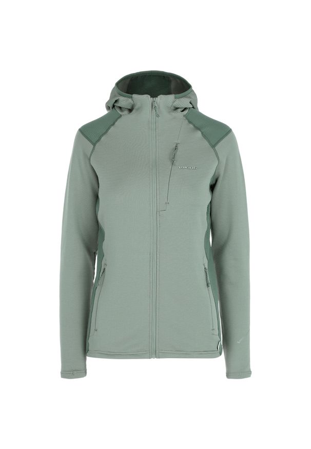 Viking - Bluza damska VIKING Birger Lady rozpinana z kapturem. Typ kołnierza: kaptur. Kolor: zielony