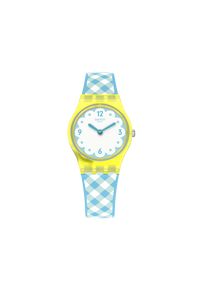 SWATCH ZEGAREK PICMIKA LJ112. Materiał: tworzywo sztuczne. Styl: wakacyjny