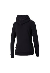 Puma - Damska Bluza Z Kapturem Z Logo Essentials. Typ kołnierza: kaptur. Kolor: czarny