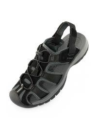 WØLMARK FINLAND - Loap Orland Sandały męskie zamknięty nosek czarny-szary 43. Kolor: zielony, czarny, wielokolorowy. Sezon: lato #1