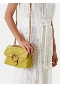 Pinko - PINKO Torebka Love Puff Mini Cl PE 25 PLTT 100039 A26T Zielony. Kolor: zielony. Materiał: skórzane #4