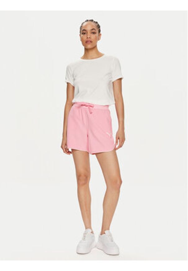 Puma Szorty sportowe HER 678701 Różowy Regular Fit. Kolor: różowy. Materiał: bawełna