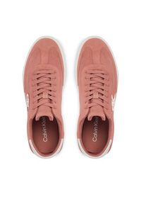 Calvin Klein Sneakersy Low Pro Cups Wt Suede Mg HW0HW03144 Różowy. Kolor: różowy. Materiał: zamsz, skóra #3