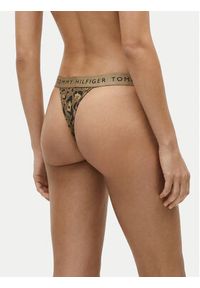 TOMMY HILFIGER - Tommy Hilfiger Stringi UW0UW06499 Beżowy. Kolor: beżowy. Materiał: bawełna #3
