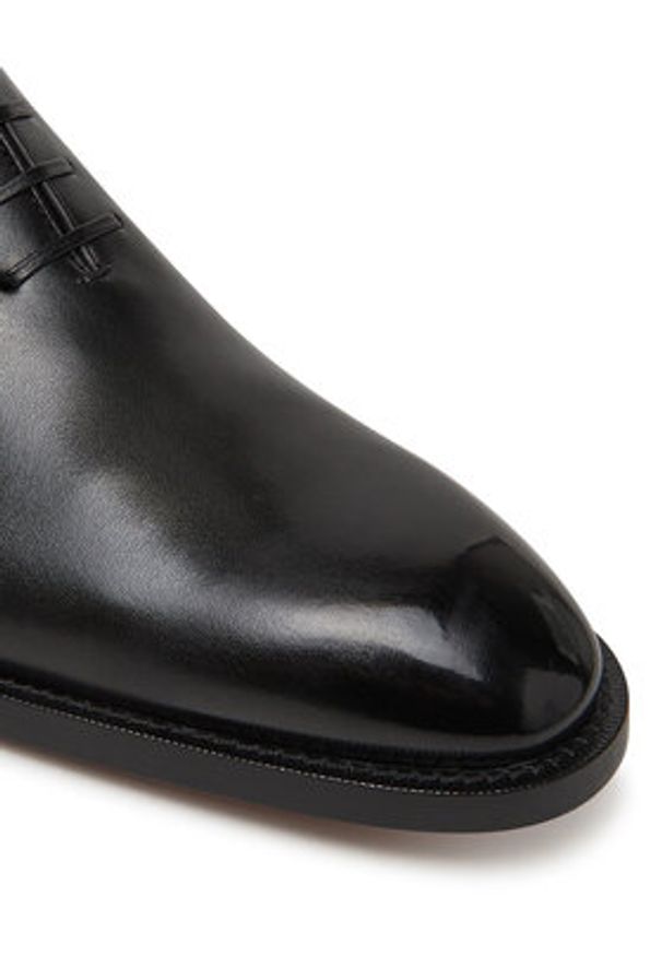 BOSS Półbuty Rill Oxfr Ltp 50534364 Czarny. Kolor: czarny. Materiał: skóra