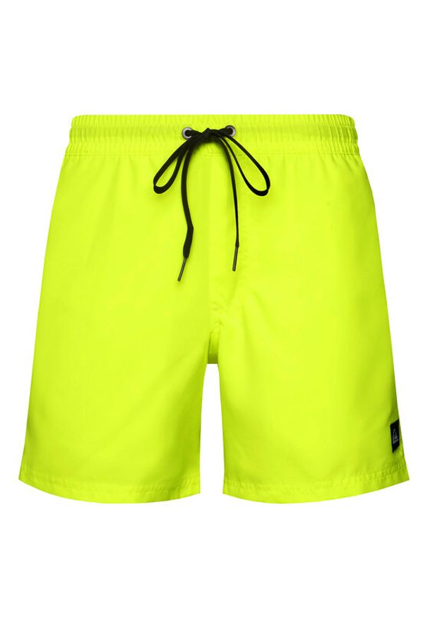 Quiksilver Szorty kąpielowe Everyday Solid Volley 15 EQYJV04120 Żółty Regular Fit. Kolor: żółty. Materiał: syntetyk
