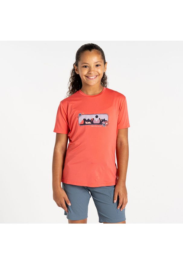 DARE 2B - Amuse II dziecięca koszulka. Kolor: różowy. Sport: turystyka piesza