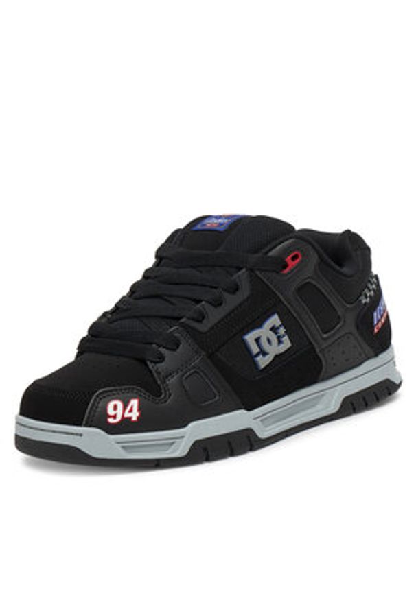 DC Sneakersy STAG DC01813063 Czarny. Kolor: czarny. Materiał: materiał, syntetyk