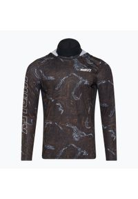 Longsleeve męski Hurley H2O-Dri Atticus Moab UPF Hood. Kolor: brązowy. Długość rękawa: długi rękaw