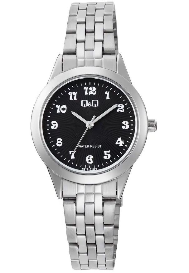 Zegarek damski QQ C01A-011P srebrny. Kolor: srebrny