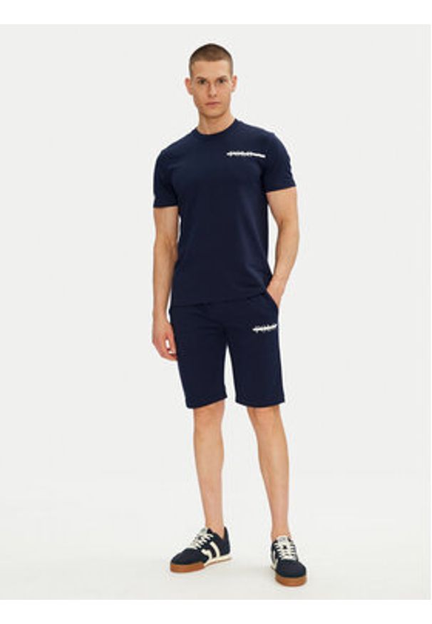 Polo Ralph Lauren T-Shirt 714962528005 Granatowy Regular Fit. Typ kołnierza: polo. Kolor: niebieski. Materiał: bawełna, syntetyk