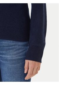 TOMMY HILFIGER - Tommy Hilfiger Sweter WW0WW47468 Granatowy Regular Fit. Kolor: niebieski. Materiał: wełna #4