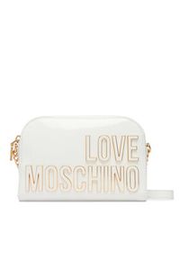 Love Moschino - LOVE MOSCHINO Torebka JC4250PP0OKE110A Biały. Kolor: biały. Materiał: skórzane #4
