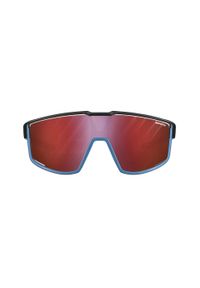 Okulary rowerowe JULBO Fury fotochrom czarno niebieski High Contrast kat. 0>3. Kolor: czarny, niebieski, wielokolorowy. Sport: turystyka piesza