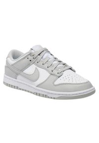 Nike - Męskie Buty Sportowe Dunk Retro Leather Low. Kolor: biały. Sezon: zima. Styl: retro, sportowy