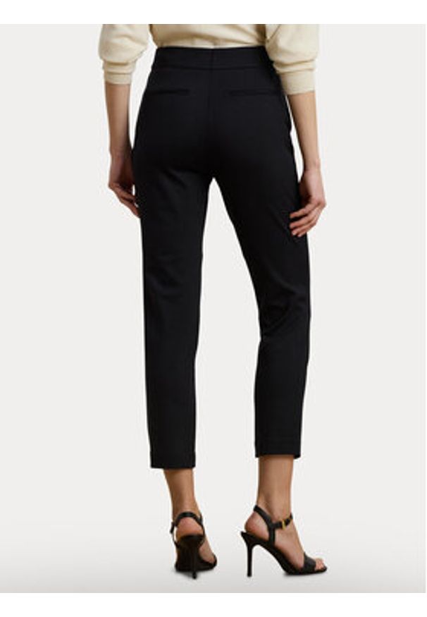 Lauren Ralph Lauren - LAUREN RALPH LAUREN Spodnie materiałowe 200980023001 Czarny Straight Fit. Kolor: czarny. Materiał: wiskoza