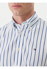 TOMMY HILFIGER - Tommy Hilfiger Koszula MW0MW42441 Niebieski Regular Fit. Kolor: niebieski. Materiał: bawełna #4