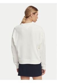 Tommy Jeans Bluza Wavy Flag DW0DW22742 Biały Boxy Fit. Kolor: biały. Materiał: bawełna #4