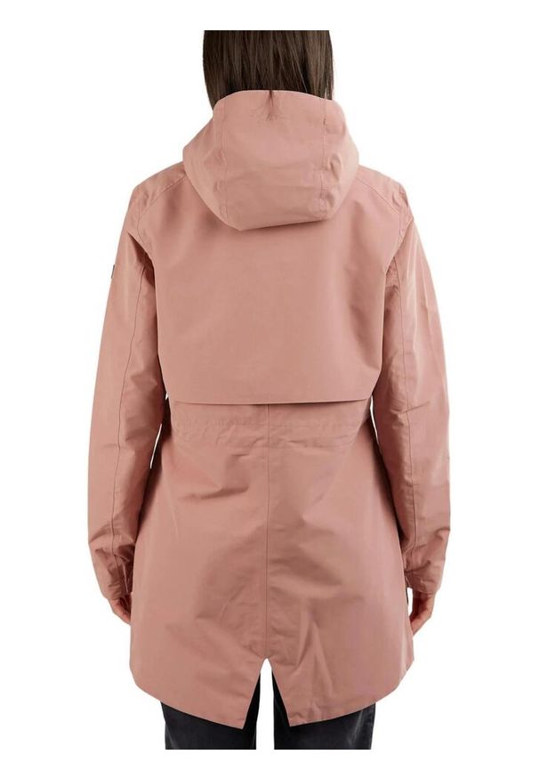 FUNDANGO - Płaszcz przeciwdeszczowy damski Fundango Zhuri Waterproof. Kolor: różowy. Materiał: poliester