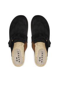 Manebi Espadryle K 1.0 B0 Czarny. Kolor: czarny. Materiał: zamsz, skóra #6