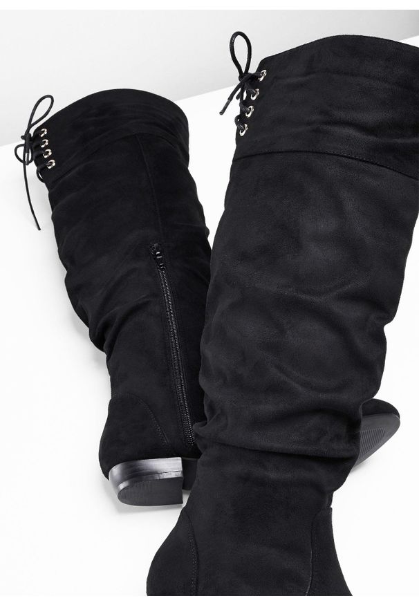 bonprix - Kozaki. Kolor: czarny