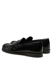 TOMMY HILFIGER - Tommy Hilfiger Mokasyny Loafer Abrasivato Leather FW0FW08617 Czarny. Kolor: czarny. Materiał: skóra #4