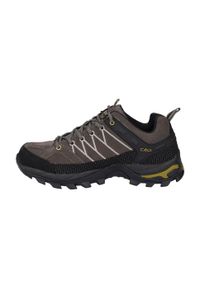 Niskie buty trekkingowe CMP Rigel waterprof. Kolor: zielony, wielokolorowy, brązowy. Materiał: tkanina, guma, skóra. Sport: turystyka piesza #2