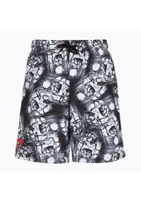 Szorty kąpielowe dziecięce Speedo Print Leisure 17". Kolor: czarny. Wzór: nadruk