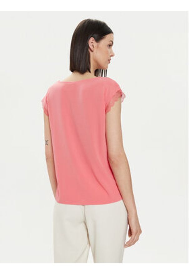 only - ONLY Bluzka Jasmina 15252241 Różowy Regular Fit. Kolor: różowy. Materiał: wiskoza