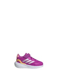 Adidas - Buty Runfalcon 5 Kids. Kolor: wielokolorowy, szary, żółty, fioletowy. Sport: bieganie #1