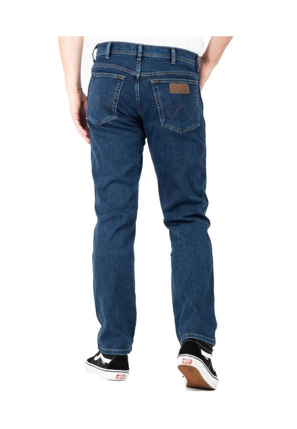 Wrangler - WRANGLER TEXAS SLIM MĘSKIE SPODNIE JEANSOWE SHY BOY W12SOCR27 112319231