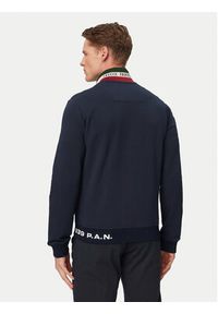 Aeronautica Militare Bluza 261FE2105UF00683 Granatowy Regular Fit. Kolor: niebieski. Materiał: bawełna #3